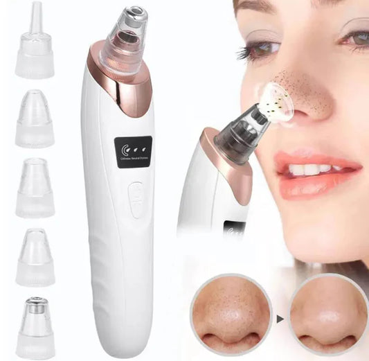 5 IN 1 ELECTRIC BLACKHEAD REMOVER VACUUM SUCTION FACE PORE CLEANSER FACIAL BEAUTY
